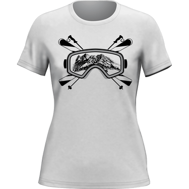 Ski Goggles T-Shirt for Women